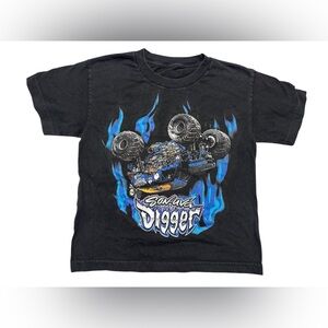 Boys grave digger tshirt